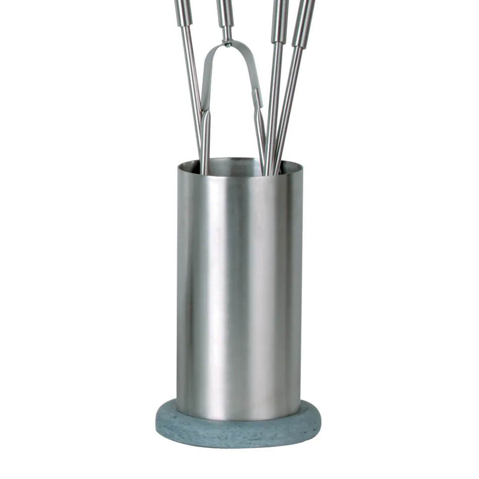 Portaherramientas de Acero Inoxidable con 4 Accesorios Made in Italy - Mochila viadurini