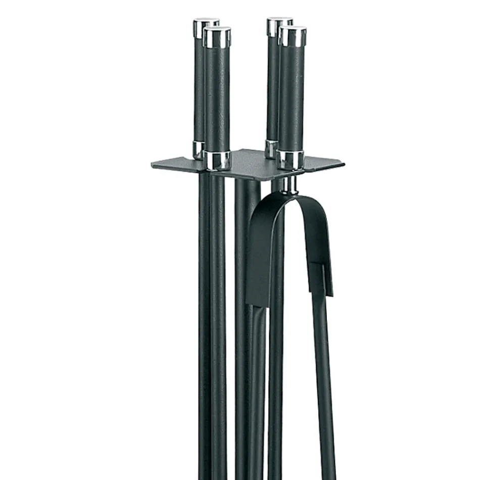 Portaherramientas minimalista con 4 accesorios Made in Italy - Leopardo viadurini