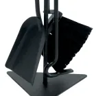 Portaherramientas triangular con 3 herramientas para chimenea Made in Italy - Tabu viadurini