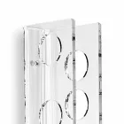 Porta biberones transparentes pequeños para bebé L6xH60xP11cm viadurini