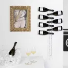 Portabotellas transparentes Baby Big L6xH100xP11cm viadurini