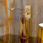 Jabonera de pared en acero chapado en oro y 7 acabados de lujo italianos - Aleida viadurini