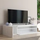 Mueble de TV de madera con compartimento abierto para sala de estar de diseño italiano - Suzana viadurini