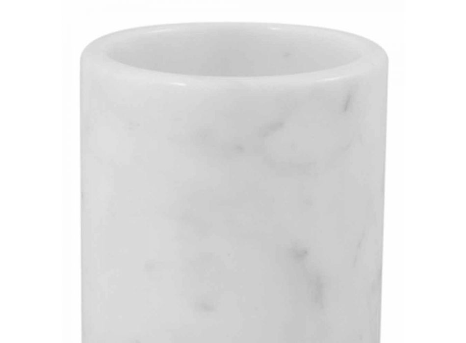Portaherramientas de cocina en mármol blanco gris o negro Made in Italy - Tulvio viadurini