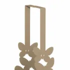 Portavasos doble en hierro blanco, beige o marfil Hecho en Italia - Leiden viadurini