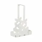 Portavasos doble en hierro blanco, beige o marfil Hecho en Italia - Leiden viadurini