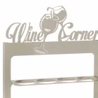 Portabotellas hecho a mano en hierro precioso Made in Italy - Maste viadurini