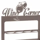 Portabotellas hecho a mano en hierro precioso Made in Italy - Maste viadurini