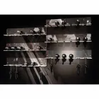 Portabotellas de pared para 6 botellas en plexiglás Made in Italy - Canberra viadurini