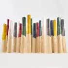 Candelero moderno de madera maciza de pino con detalles de colores - Candor viadurini