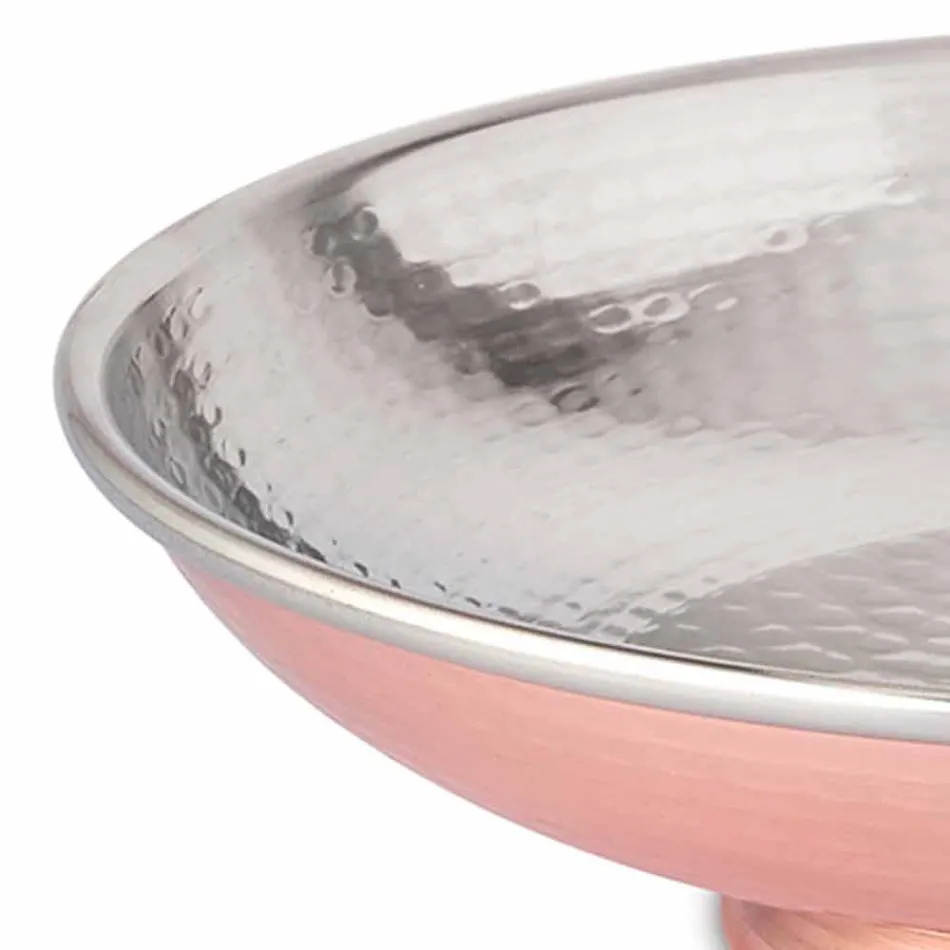 Mesa de diseño Frutero Centro de mesa de cobre batido a mano 28 cm - Terraemare viadurini