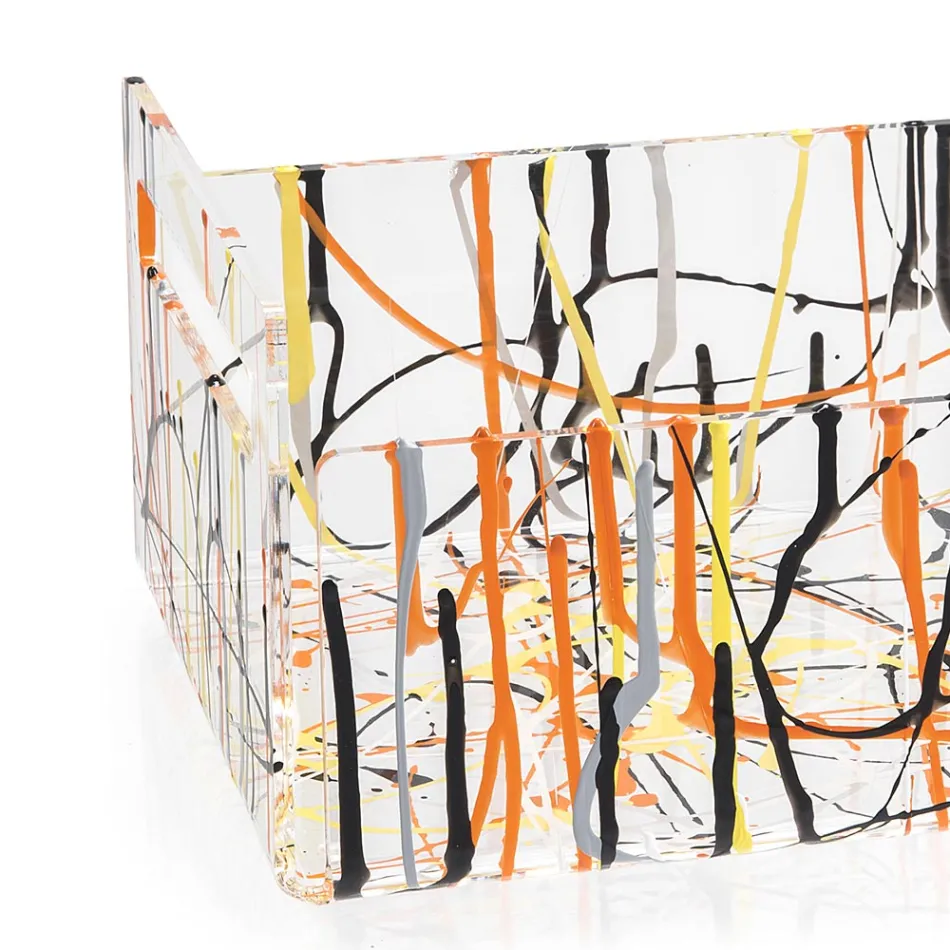 Frutero moderno de plexiglás de colores Made in Italy - Multifruits viadurini