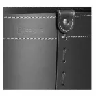 Soporte de tronco cilíndrico en cuero regenerado con ruedas Tonda Firestyle viadurini