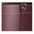 Soporte de tronco cilíndrico en cuero regenerado con ruedas Tonda Firestyle viadurini