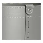 Soporte de tronco cilíndrico en cuero regenerado con ruedas Tonda Firestyle viadurini