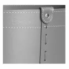 Soporte de tronco cilíndrico en cuero regenerado con ruedas Tonda Firestyle viadurini