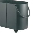 Porta madera en diferentes acabados con 2 asas laterales Made in Italy - Impala viadurini