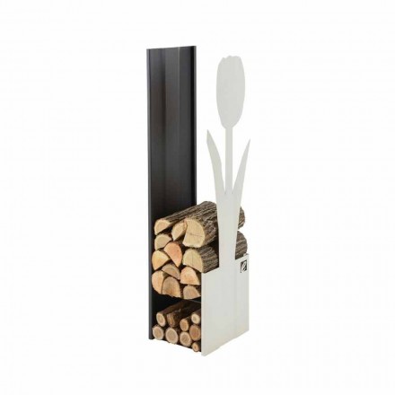 Soporte para chimenea para Camino Caf Design Made in Italy PLV F viadurini