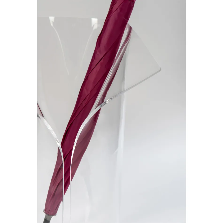 Paragüero de entrada en plexiglás transparente reciclable - Merlon viadurini