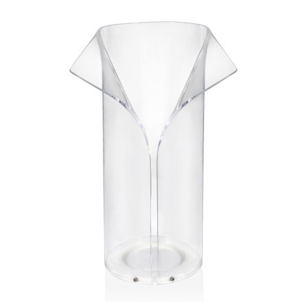 Paragüero de entrada en plexiglás transparente reciclable - Merlon viadurini