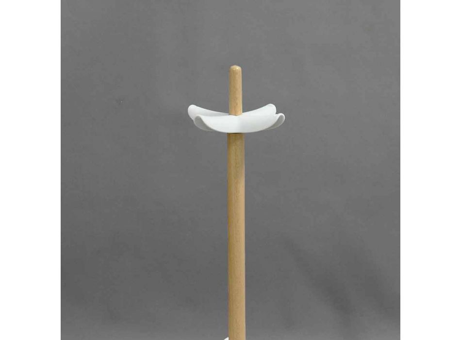 diseño Umbrella en madera de haya natural y Nurri polipropileno viadurini