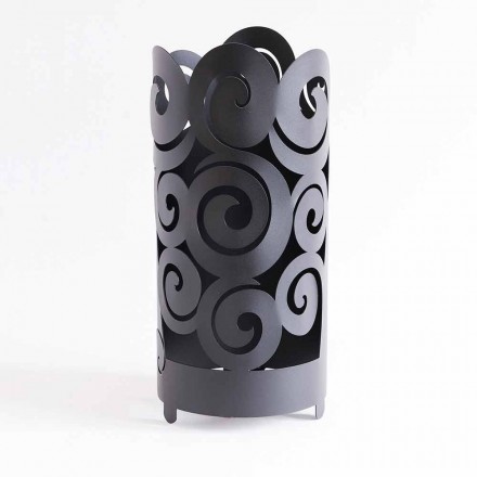 Paragüero de diseño moderno en hierro coloreado hecho en Italia - Astolfo viadurini