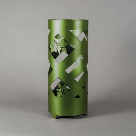 Paragüero en hierro coloreado de diseño moderno Made in Italy - Enrica viadurini