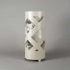 Paragüero en hierro coloreado de diseño moderno Made in Italy - Enrica viadurini