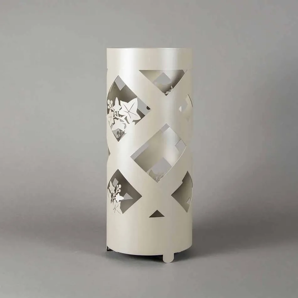 Paragüero en hierro coloreado de diseño moderno Made in Italy - Enrica viadurini