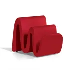 Revistero moderno de polietileno de colores Made in Italy - Muñoz viadurini