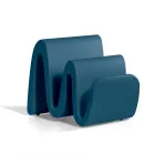 Revistero moderno de polietileno de colores Made in Italy - Muñoz viadurini