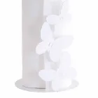 Portarrollos de cocina moderno en hierro blanco, beige o marfil hecho en Italia - Leiden viadurini