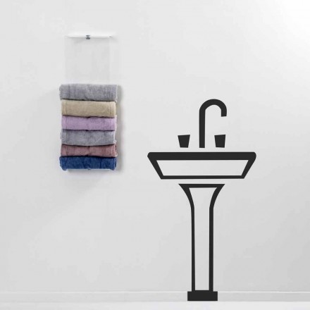 Secador de toallas de pared Max de diseño moderno hecho en Italia viadurini