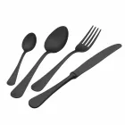 Cubiertos de acero de diseño de lujo con efecto de color vintage 24 piezas - Tigger viadurini