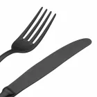 Cubiertos de acero de diseño de lujo con efecto de color vintage 24 piezas - Tigger viadurini