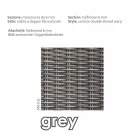 Puf moderno exterior en color gris-marrón Jaco polietileno, hecho a mano viadurini