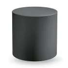 Puf de jardín cilíndrico en polietileno coloreado Made in Italy - Viky viadurini