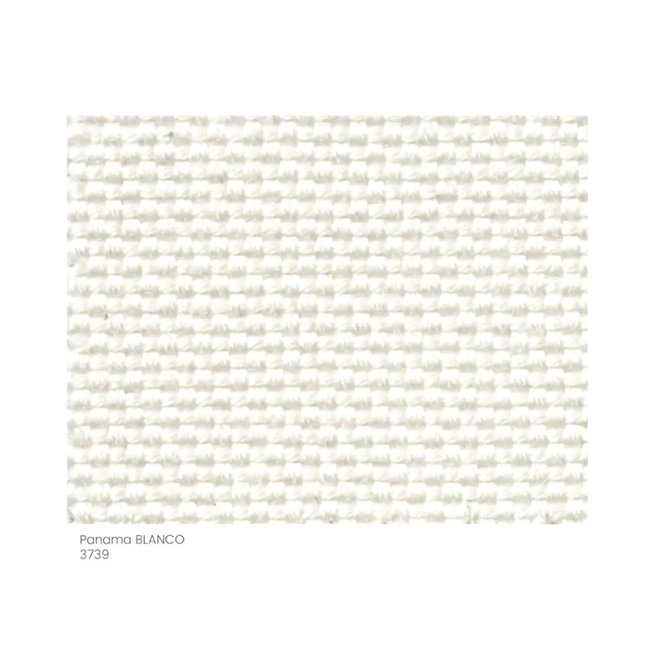 Puf de Jardín Acolchado y Revestido en Tela Made in Italy - Butter viadurini