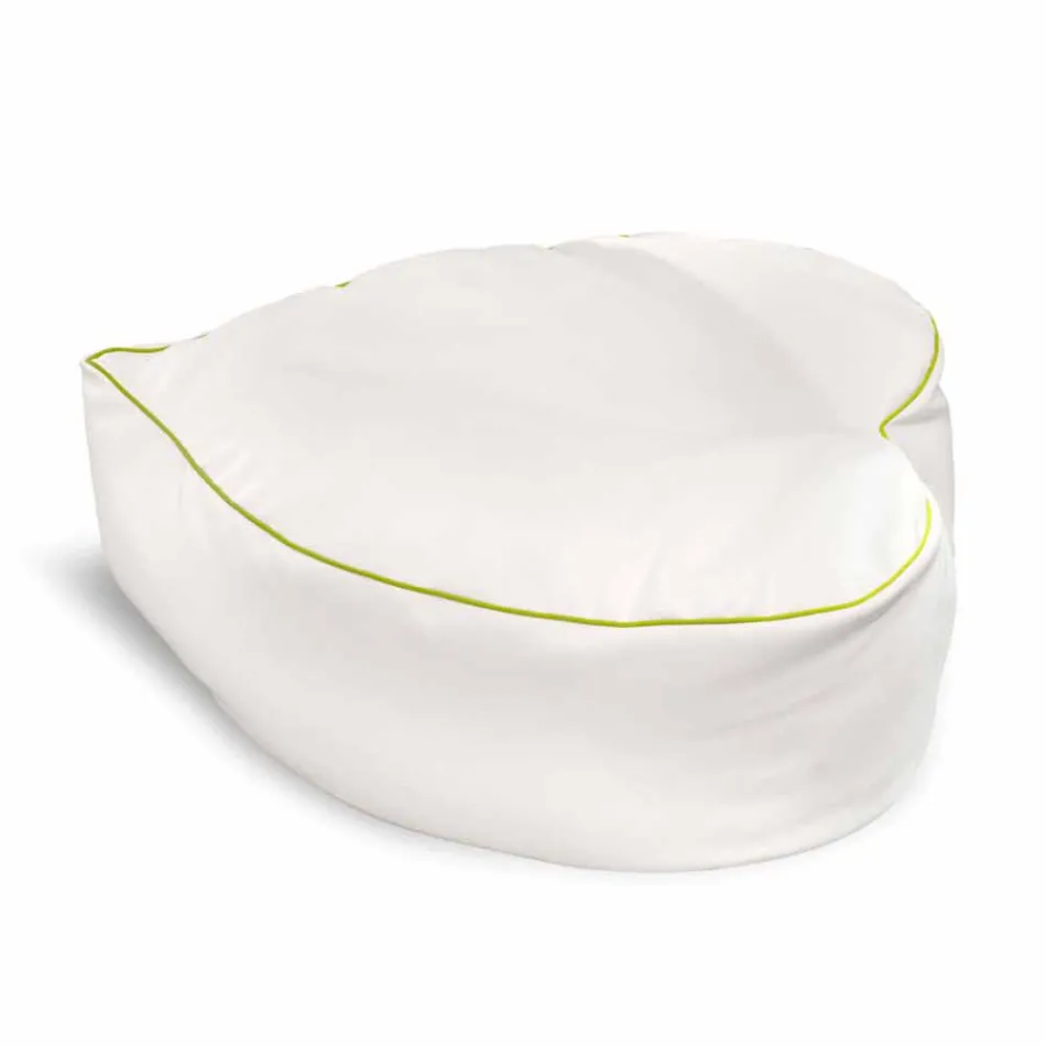 diseño de imitación de cuero puf náutica interior y exterior Potus viadurini