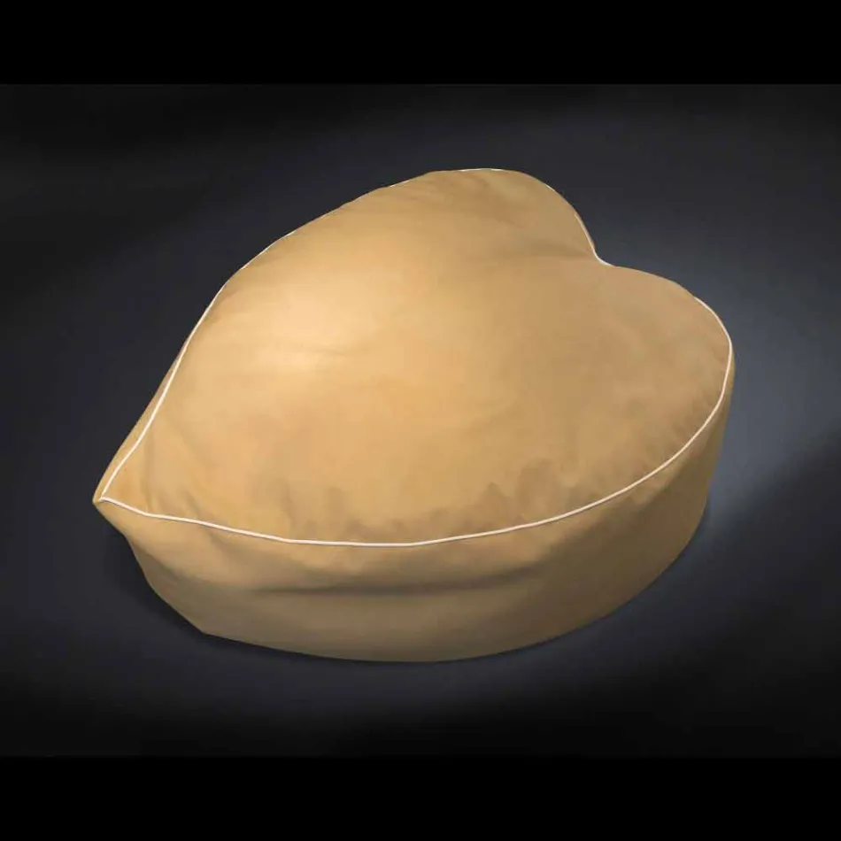 diseño de imitación de cuero puf náutica interior y exterior Potus viadurini