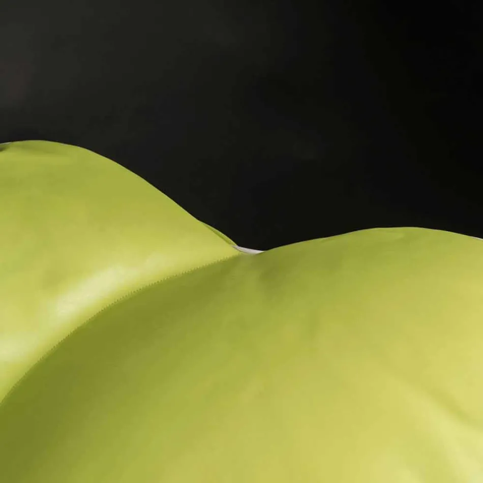 diseño de imitación de cuero puf náutica interior y exterior Potus viadurini