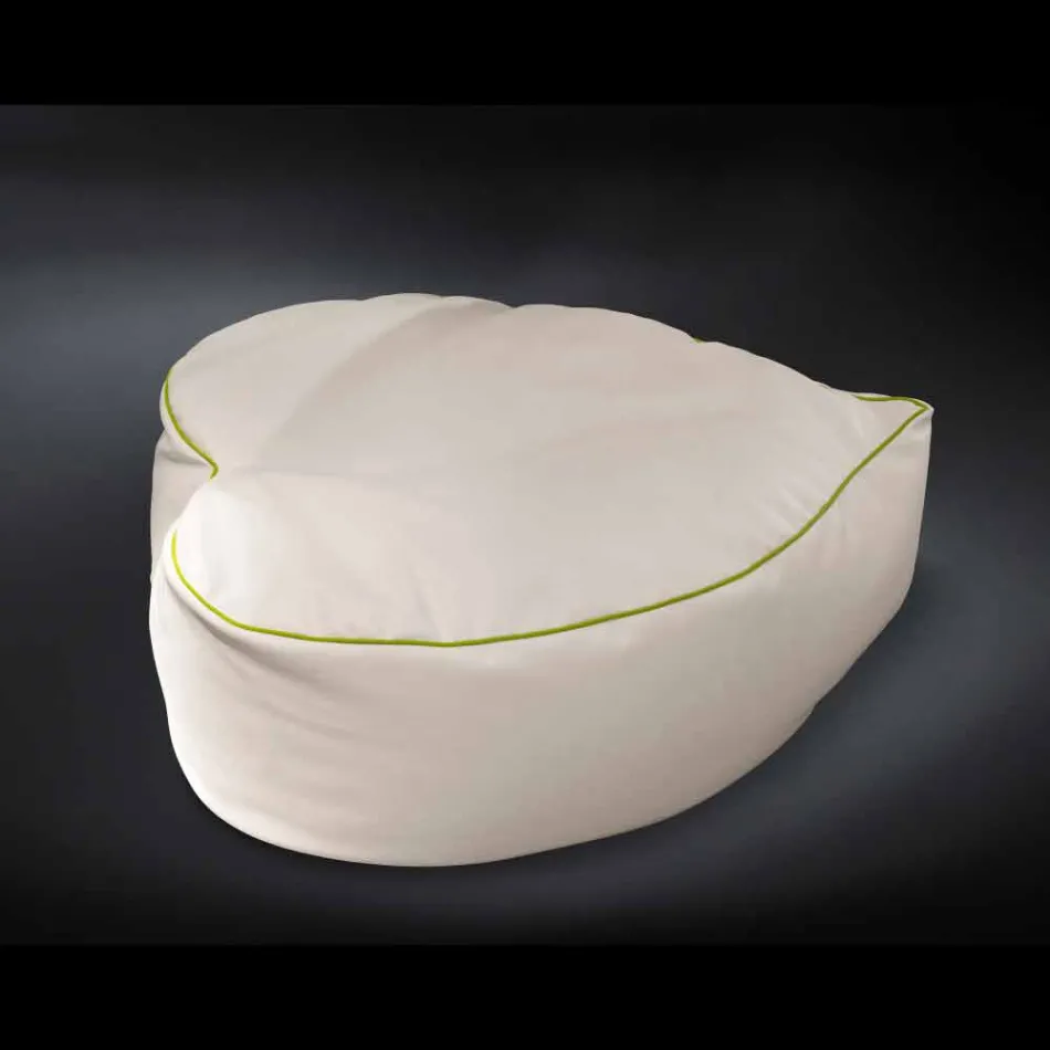 diseño de imitación de cuero puf náutica interior y exterior Potus viadurini