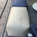 Puf otomano rectangular suave para interior y exterior en tela - Naemi viadurini