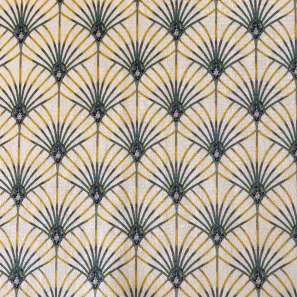 Puf de salón redondo suave en terciopelo de colores 3 tamaños - Evelyne viadurini