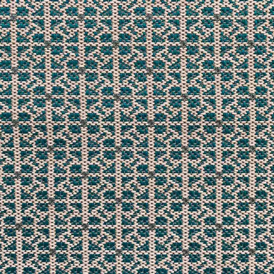 Puf redondo suave para salón interior o exterior en tela de colores - Naemi viadurini