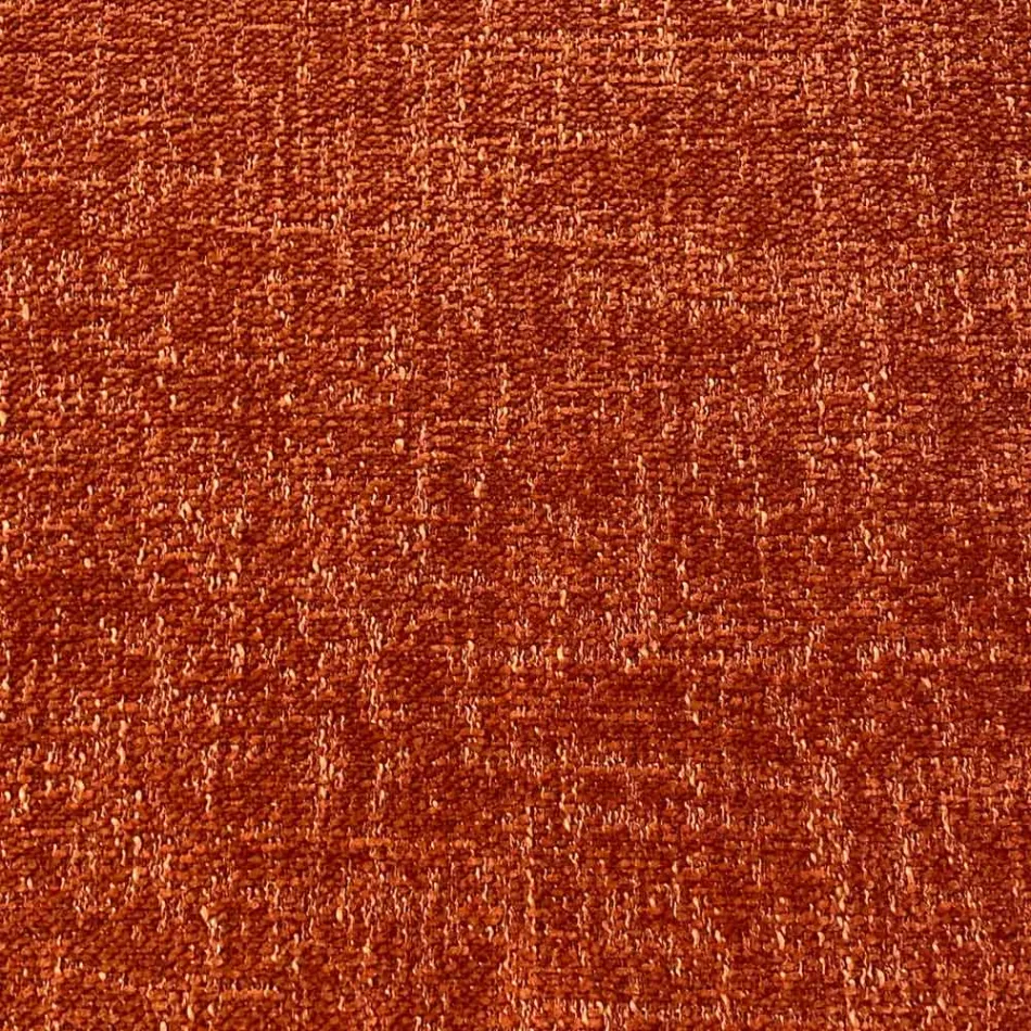 Puf otomano redondo para salón en chenilla de colores 3 tamaños - Evelyne viadurini