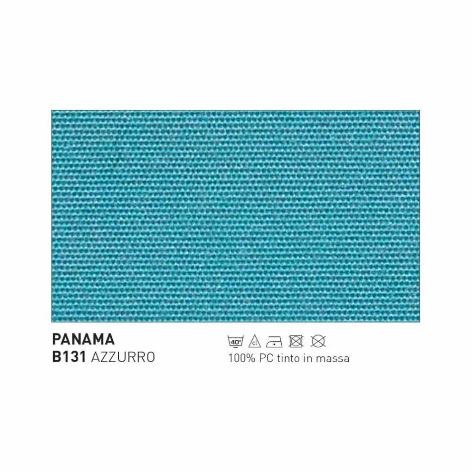 Puf / reposapiés exterior de verano Varaschin en tela y acero viadurini