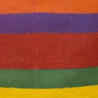 Precioso delantal hecho a mano de cáñamo pintado a mano Hecho en Italia - Marcas viadurini