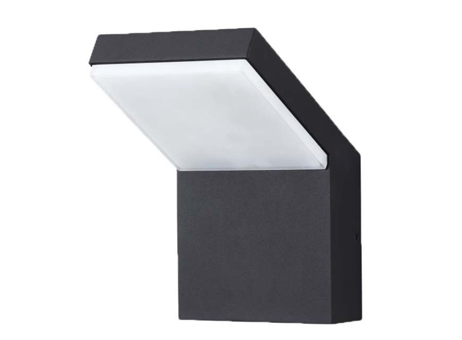 Aplique LED para Exterior de 18W en Aluminio Blanco o Negro - Nerea viadurini