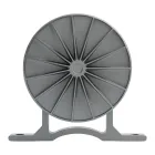 Foco Led Exterior 5W Acabado Gris Aluminio - Dayane viadurini